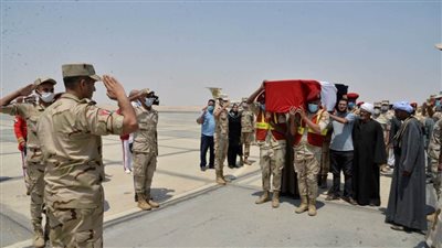 جنازة عسكرية للشهيد البطل 