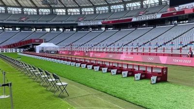 شاهد.. ملعب اجينيموتو جاهز لاحتضان منافسات الخماسي الحديث بطوكيو
