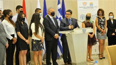 المفوض الرئاسي لشئون القبارصة المغتربين يستقبل الوفد الشبابي المصري والقبرصي واليوناني