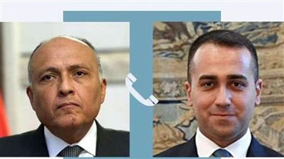شكرى يبحث هاتفيا مع نظيره الإيطالي تطورات الأوضاع في ليبيا وتونس