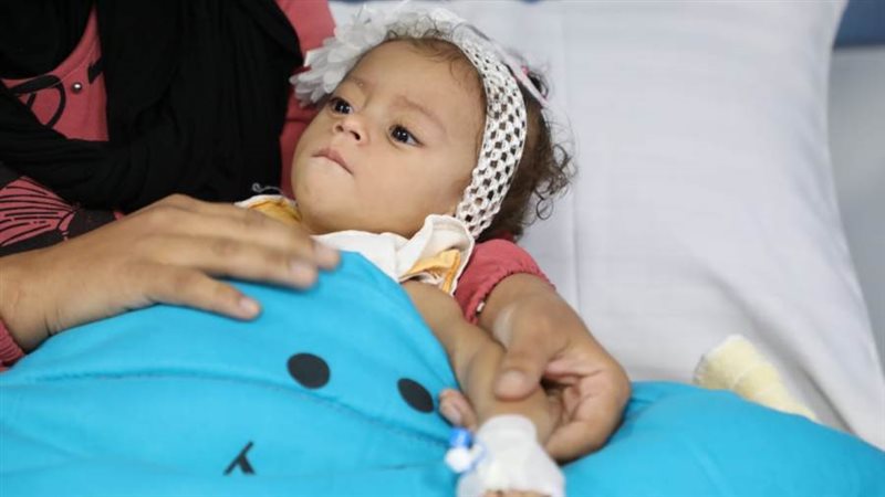 ثاني طفلة تحقن بعلاج