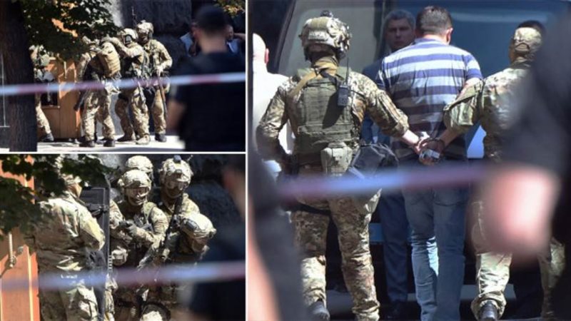 شاب يهدد بتفجير مبني