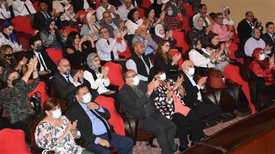 وزيرة الثقافة تشهد احتفالية كوكب الشرق بأوبرا الإسكندرية 