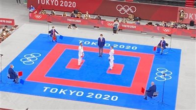 عبد الله ممدوح يختتم مشاركته في الكوميتيه بالفوز على لاعب أوكرانيا