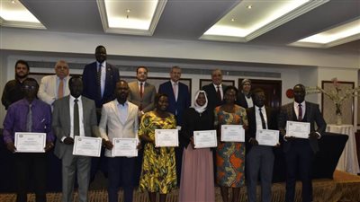 الجامعة العربية تحتفل بختام الدورة الثانية لتدريب أطباء من جنوب السودان