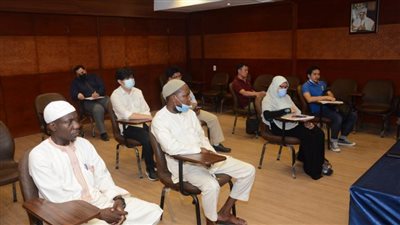 المنهج الأشعري في العقيدة.. ندوة للطلاب الوافدين بمنظمة خريجي الأزهر