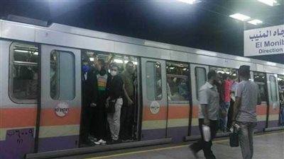 مترو الأنفاق: انتظام حركة القطارات بالخط الثاني 