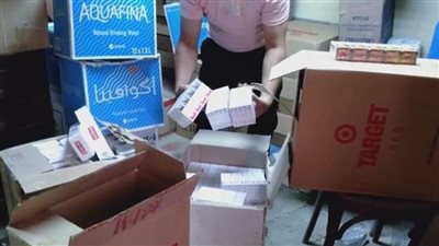 ضبط ١٣٠٠علبة سجائر مجهولة المصدر بالإسكندرية