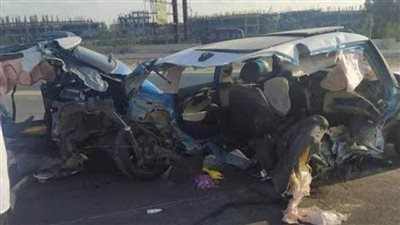 إصابة ٨ أشخاص في حادث على طريق رافد جمصة