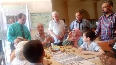 ندوة علمية وورشة عمل لفن النحت والرسم بمتحف آثار الوادي الجديد