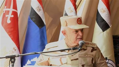 الفريق محمد فريد يشهد تنفيذ المرحلة الرئيسية للمشروع التكتيكي بجنود 