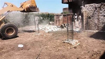 إزالة ١٧ حالة تعدٍّ على الأراضي الزراعية  بسوهاج خلال أسبوع