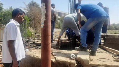 محافظ أسوان: انتهاء مشكلة مياه الصرف الصحي بقرية العطواني بإدفو