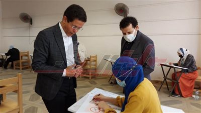 انتظام أعمال اختبارات القدرات لطلاب الثانوية العامة بكليات جامعة بنها 