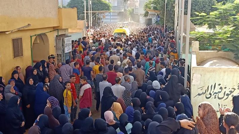 أثناء تشييع جثمان