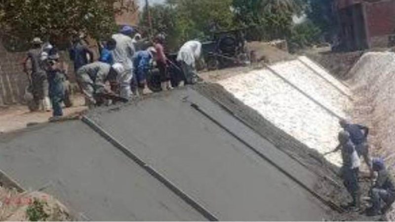 تبطين وتأهيل الترع