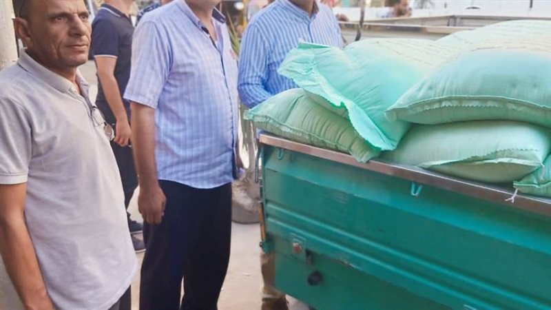 جانب من الحملة التموينية