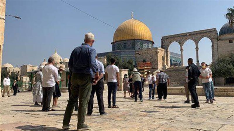 اقتحم عشرات المستوطنين