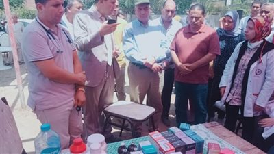 جامعة دمنهور تنظم قوافل شاملة مجانية بقرى البحيرة