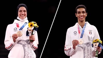 بعد تتويجهم بالبرونزية سيف عيسي وهداية ملاك يتقدمان في التصنيف العالمي للتايكوندو