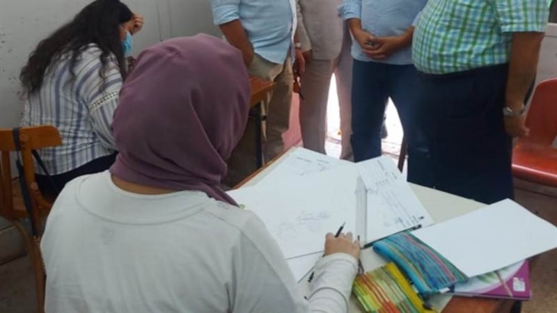 جانب من متابعة اختبارات