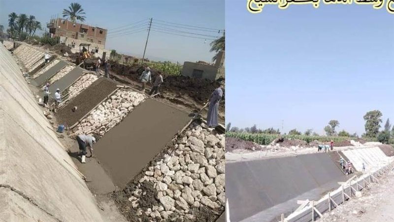 تأهيل وتبطين الترع