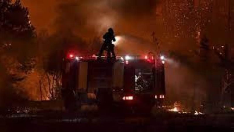 حريق في إيفيا