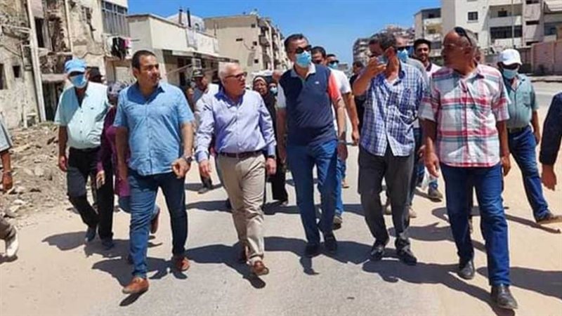 محافظ بورسعيد يتفقد