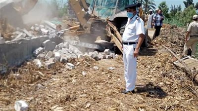 إزالة 23 حالة تعدٍّ على الأراضي الزراعية بالبحيرة