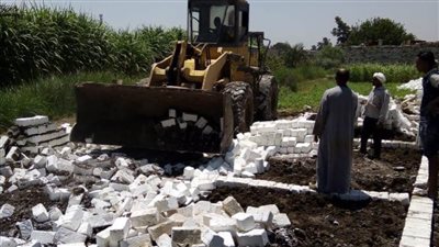 حملات مكثفة لإزالة التعديات والإشغالات بالمنيا  