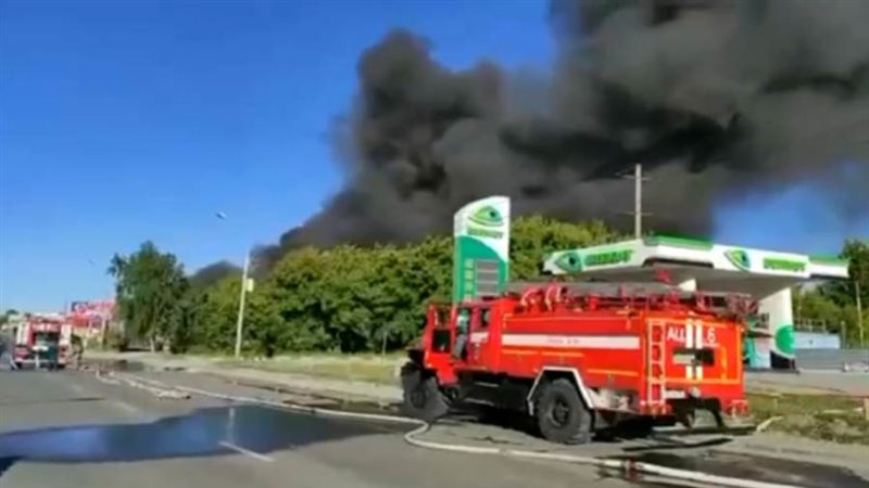 انفجار صهريج وقود