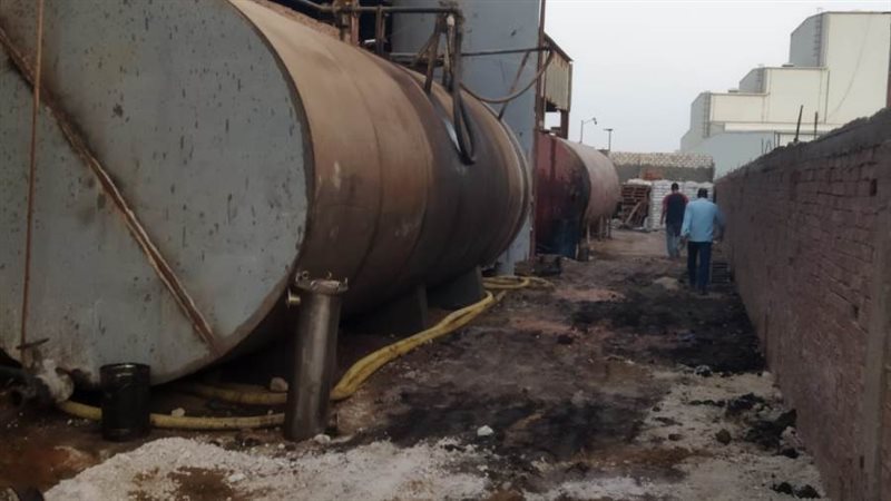 حريق المصنع