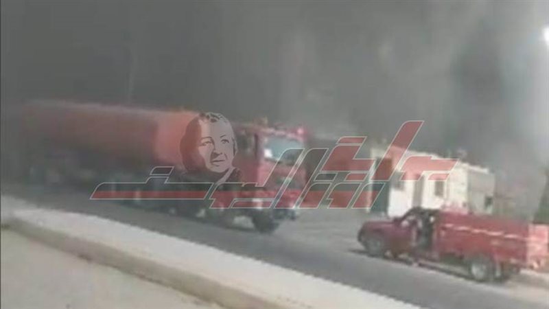 حريق مصنع بالسادات