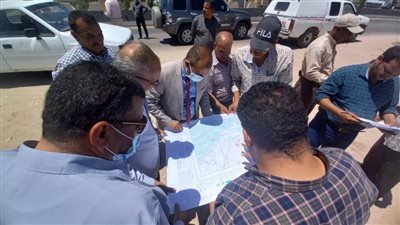 معاينات للأماكن المقترحة لتنفيذ مشروعات خدمية بمركز الفتح