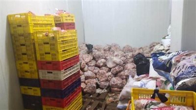 ضبط 2  طن و443 كجم دجاج و 750 كجم أسماك مخالفة بالشرقية 