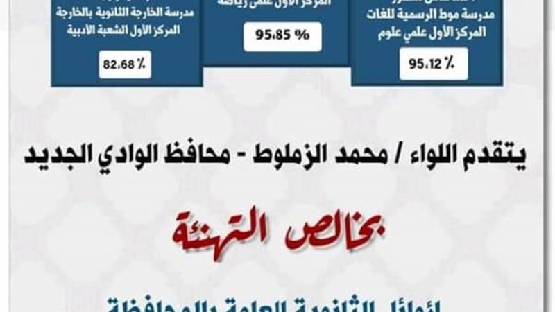 اوائل الثانويه العامه