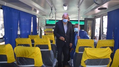 بدء تشغيل 34 أتوبيسا مكيفا لنقل الركاب بمدن وأحياء القليوبية