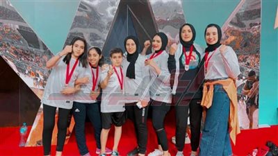 فاطمة بلتاجي وعبد الله عبد المولى يفوزان ببطولة الجمهورية في لعبة الكيك بوكسينج