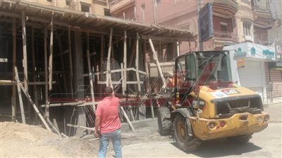 إزالة التعديات على أملاك الدولة والأراضي الزراعية بكفر الشيخ