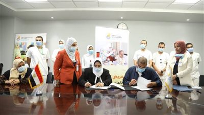 تجديد بروتوكول تدريب امتياز كلية التمريض بحلوان بمستشفى 57357