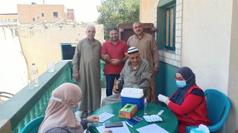 جانب من حملة تطعيم