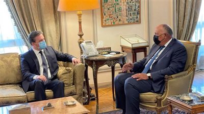 وزيرا الخارجية المصري والصربي يبحثان سبل تعزيز العلاقات الثنائية