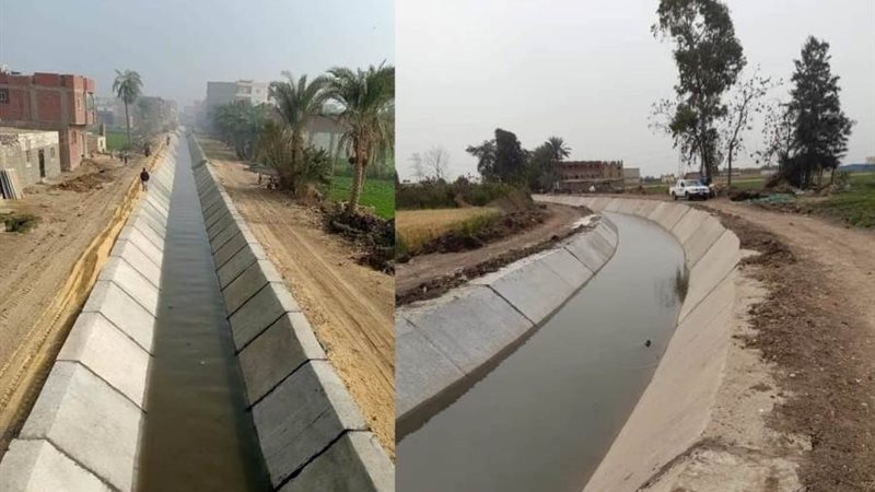 تبطين الترع