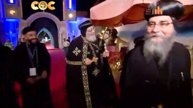 البابا تواضروس خلال