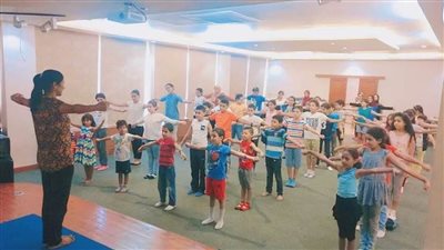 أطفال جمعية مصر الجديدة في ضيافة السفارة الهندية بالقاهرة