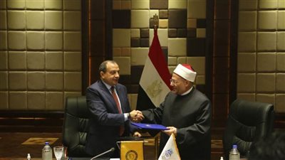 مفتي الجمهورية ورئيس جامعة بني سويف يوقعان بروتوكول تعاون في مجالات البحوث والتدريب