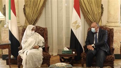 شكري يؤكد لنظيرته السودانية تضامن مصر مع السودان جراء الفيضانات