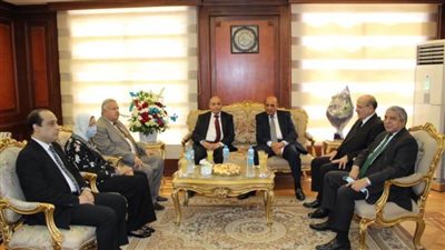 رئيس النيابة الإدارية يستقبل رئيس هيئة قضايا الدولة ورئيس مجلس الدولة