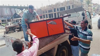 تحرير محاضر بيئية ورفع ٥٠٠ حالة إشغال طريق بالبحيرة 