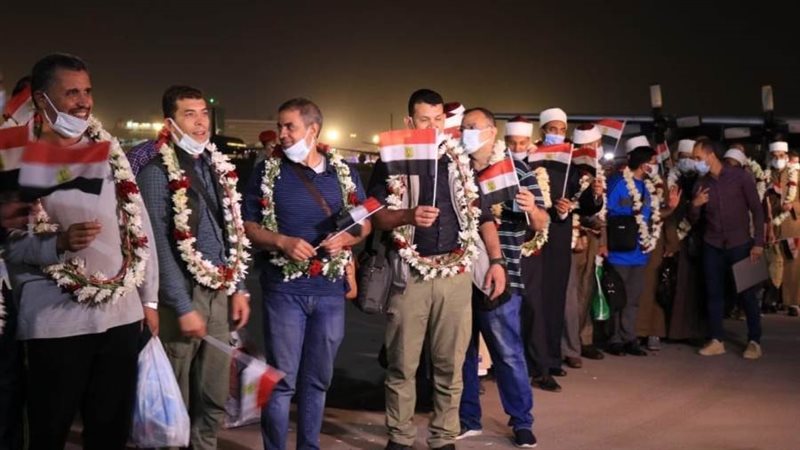 وصول الجالية المصرية